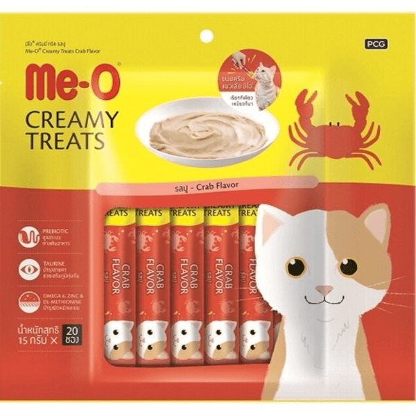 Me-O Crab Cat Creamy Treats