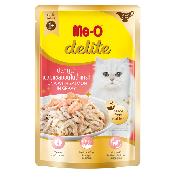 Me-O Delite Tuna With Salmon Cat Wet Food
