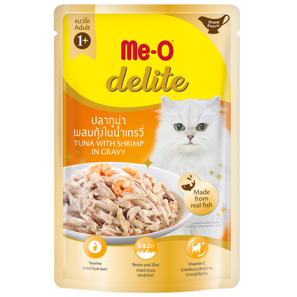 Me-O Delite Tuna with Shrimp Cat Wet Food