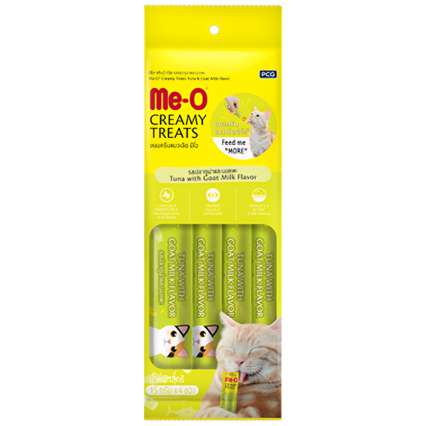 Me-O Tuna and Goat Milk Cat Creamy Treats
