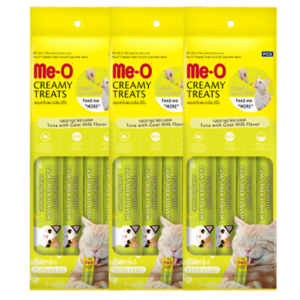 Me-O Tuna and Goat Milk Cat Creamy Treats