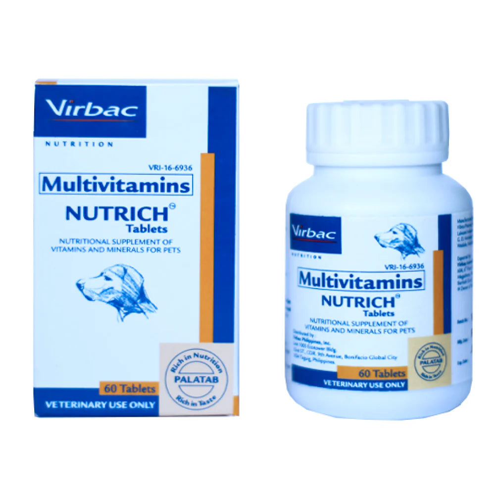 Virbac- Nutrich Multi Vitamin Tablets for Dogs and Cats