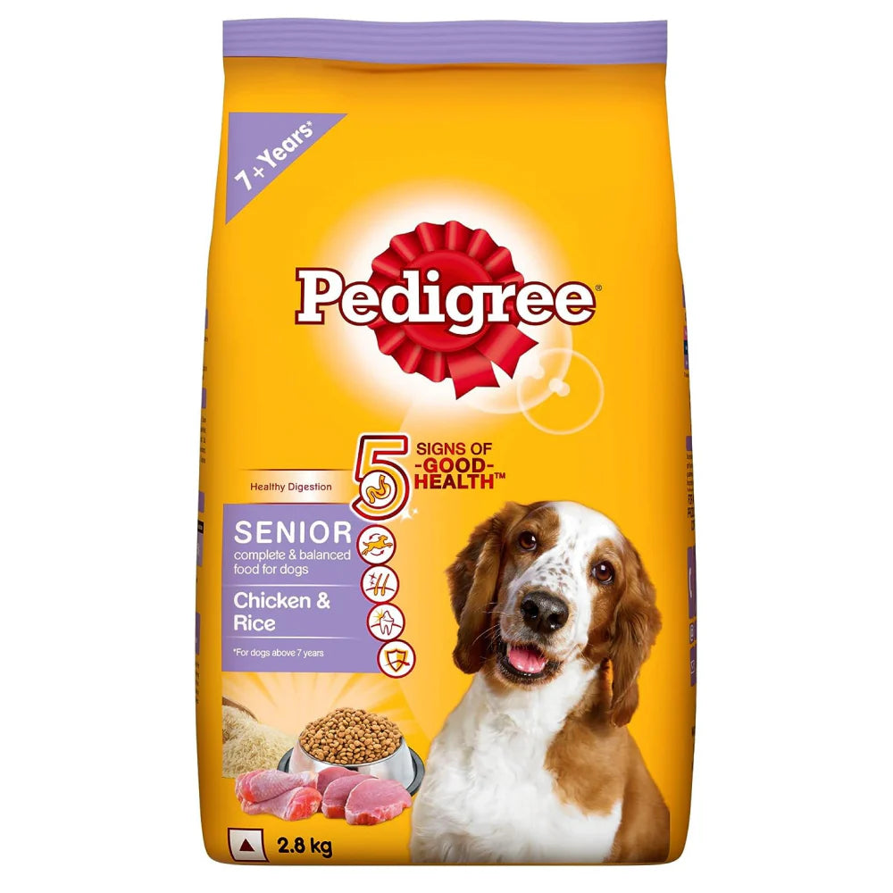 Pedigree- Senior Chicken & Rice Dry Dog Food