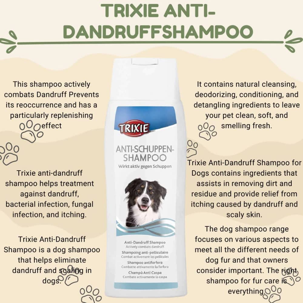 Trixie- Dandruff Shampoo for Dogs