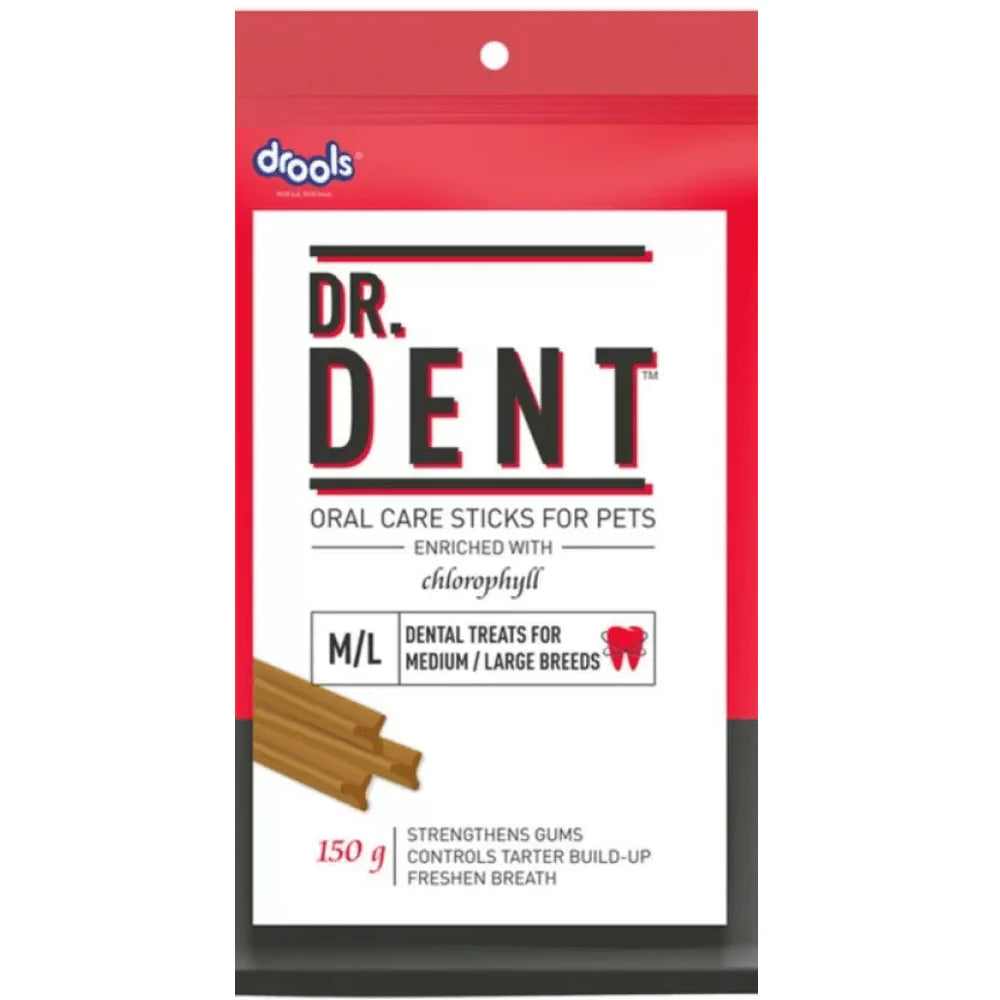 Drools- Dr.Dent Oral Care Stick Dog Treats