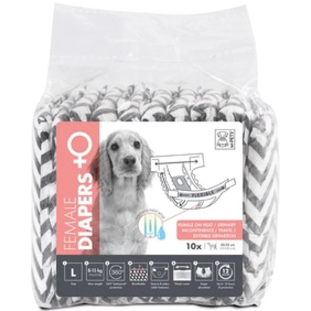 M-Pets Diapers for Female Dogs