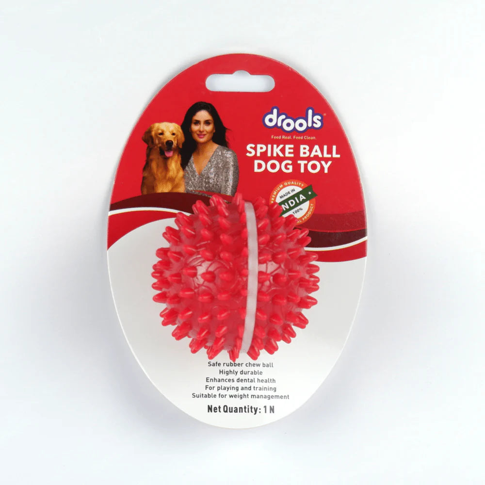 Drools- Dog and Puppy Spike Hard Ball Toy