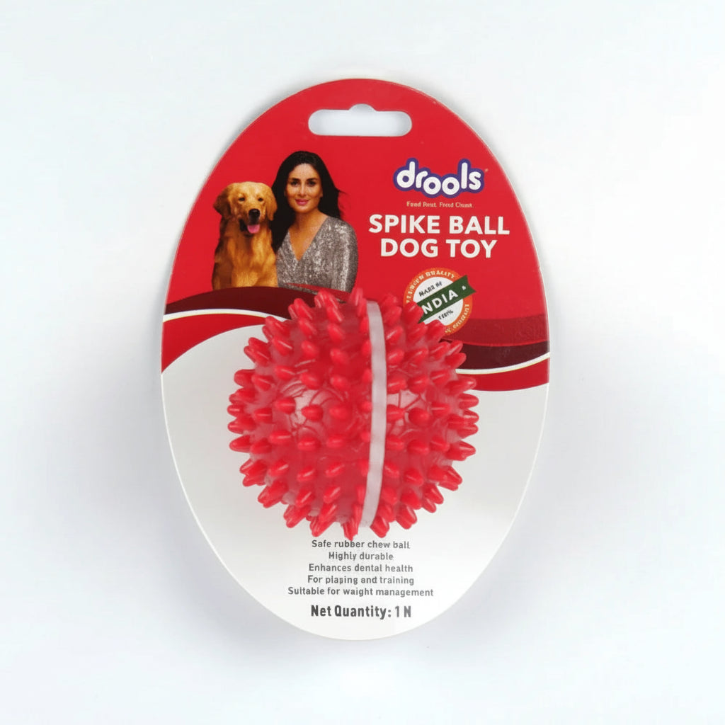 Drools Dog and Puppy Spike Hard Ball Toy