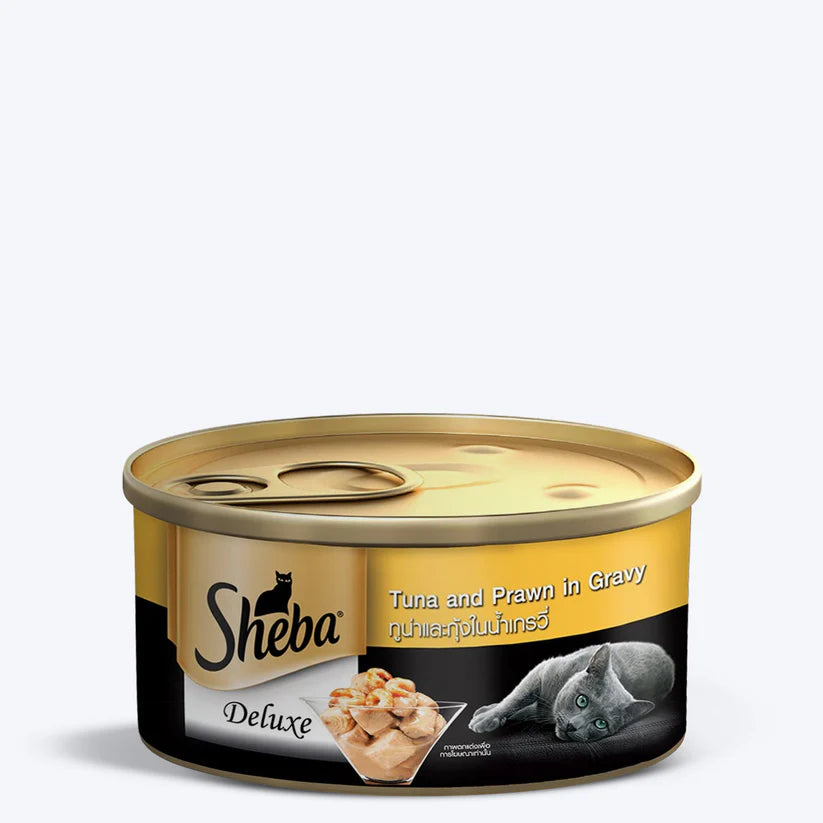 Sheba- Deluxe Tuna Gravy Premium Canned Wet Cat Food