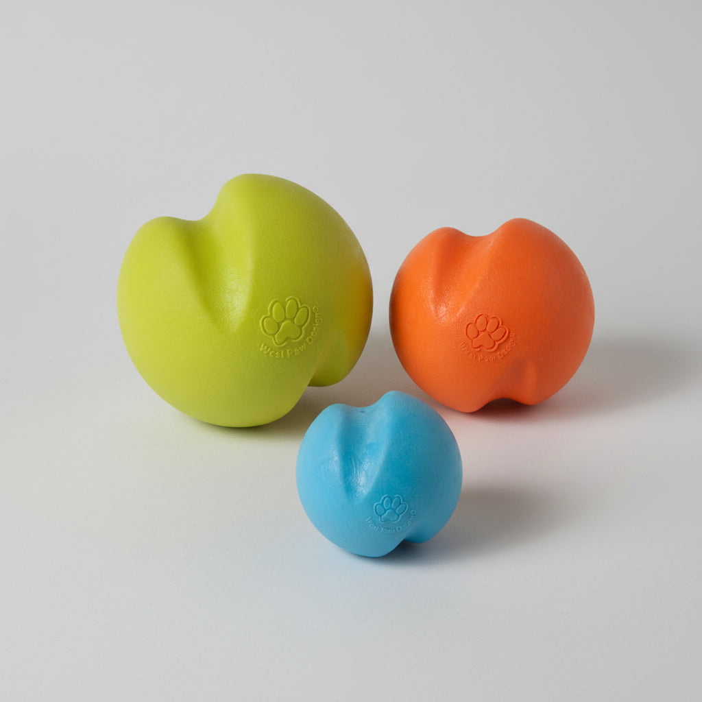 West Paw Zogoflex Jive Ball Dog Chew Toy