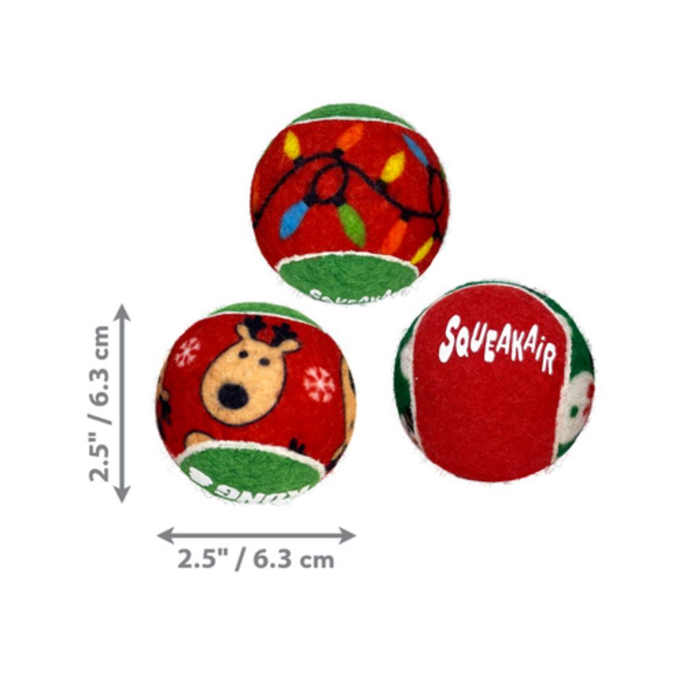 KONG - Holiday Squeakair Balls 6-Pk