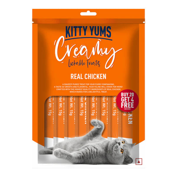 Kitty Yums Lickable Cat Creamy Treats