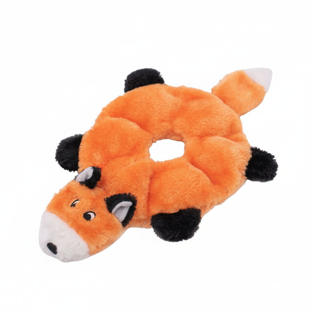 Zippy Paws Loopy Fox Plush Toy for Dogs