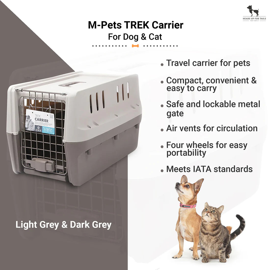 M Pets Trek Carrier for Dogs & Cats