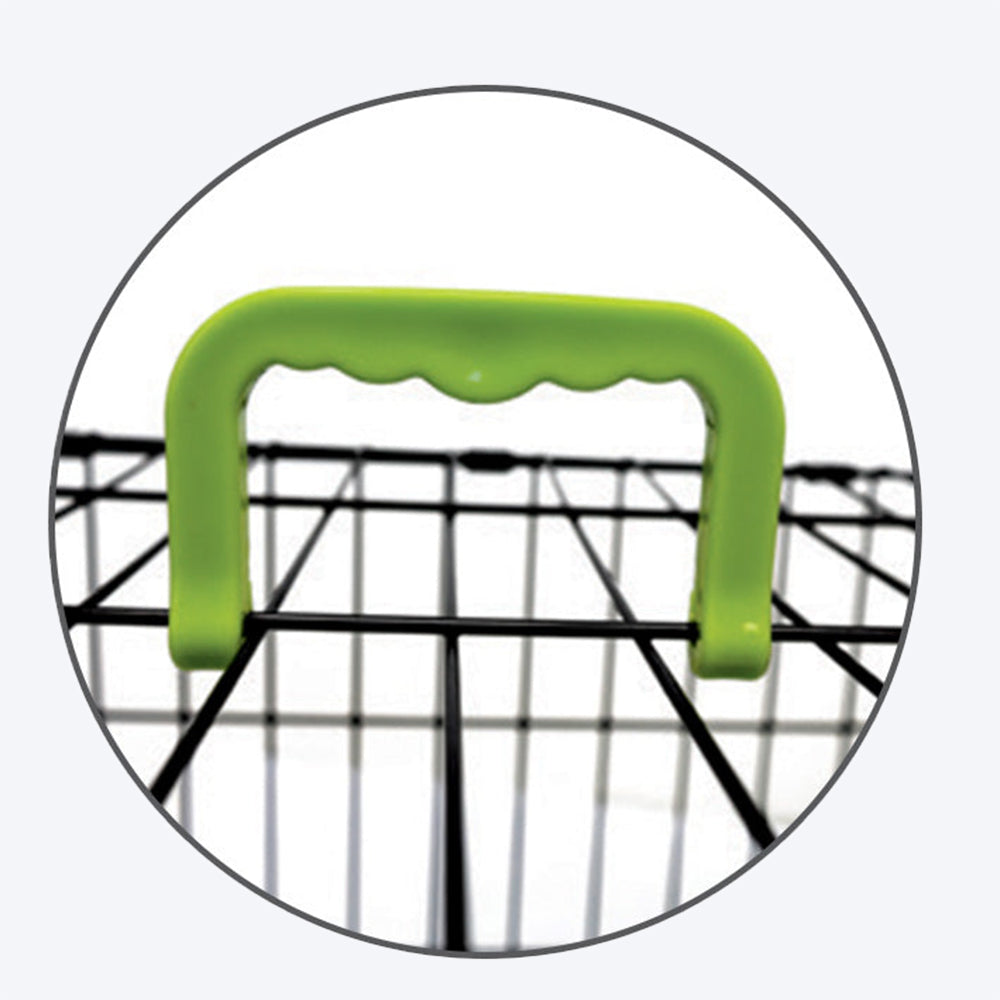 M Pets Voyager Wire Crate with 2 Doors for Dogs and Cats