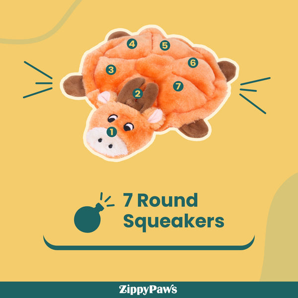 ZippyPaws Crawlers Squeaker Plush Dog Toy