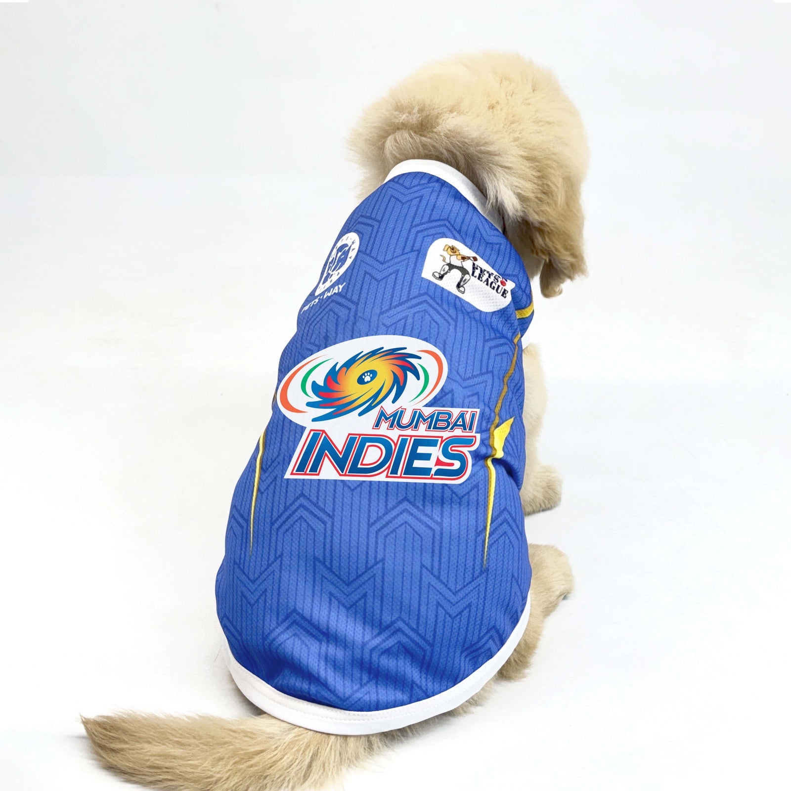 Pets Way Mumbai Indies IPL Sleeveless T-shirts for Dogs