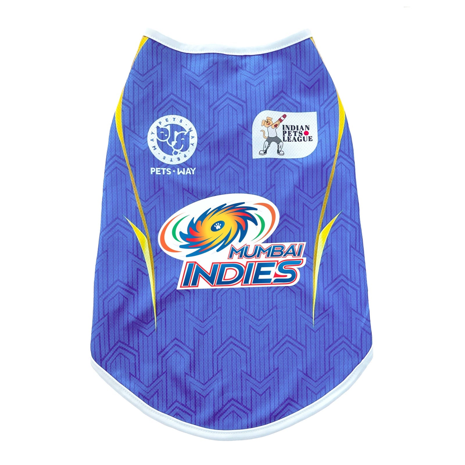 Pets Way Mumbai Indies IPL Sleeveless T-shirts for Dogs