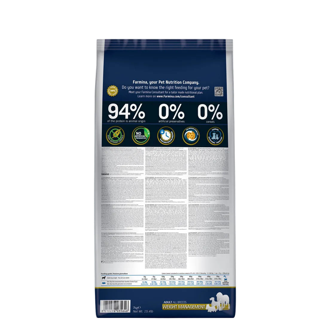 N&D Quinoa Lamb & Broccoli Weight Management Grain Free Adult Dry Dog Food