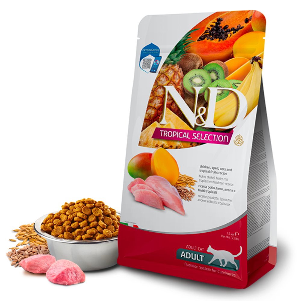 N&D Tropical Selection Chicken Adult Cat Dry Food
