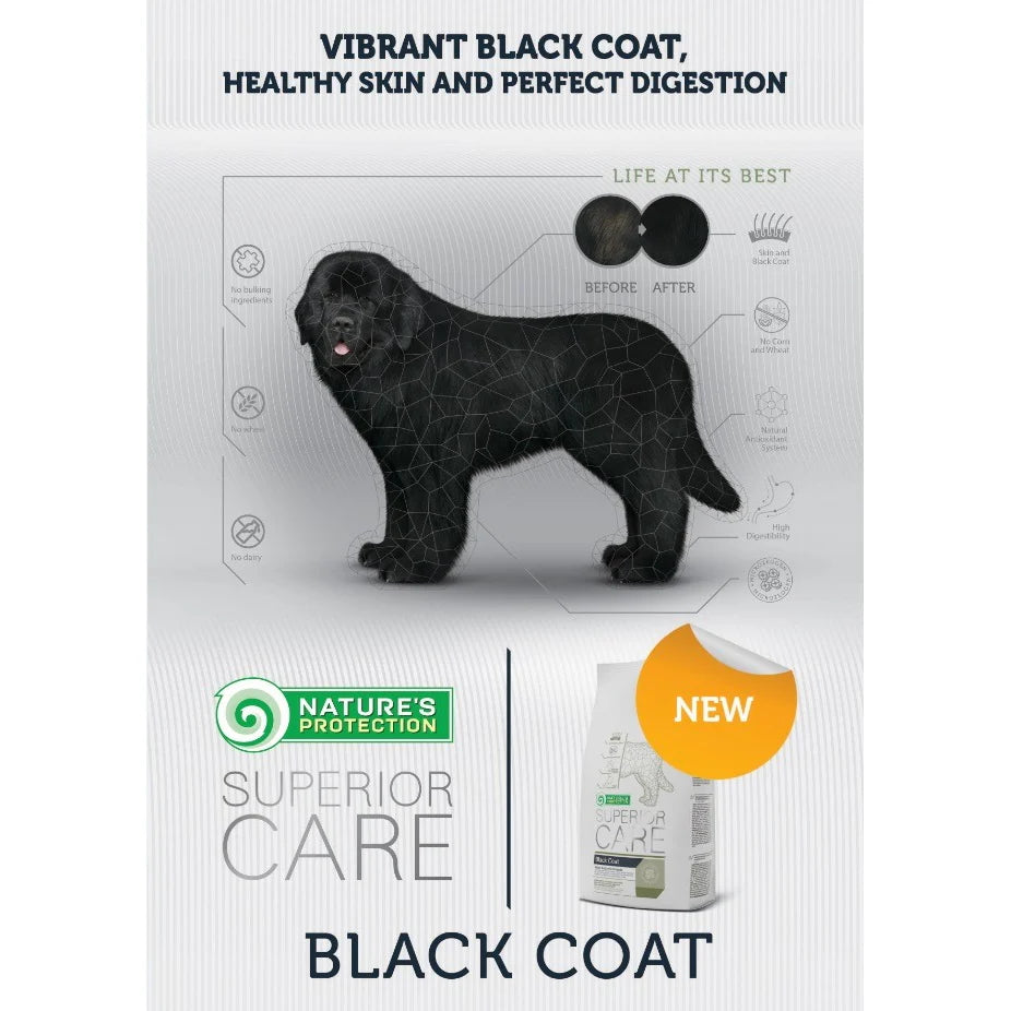 Nature’s Protection Dark Coat Poultry Adult All breed Dog Dry Food