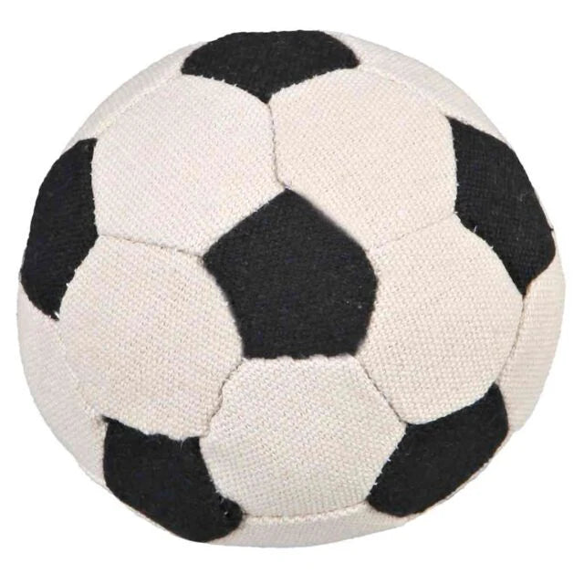 Trixie - Soft Soccer soundless canvas Toy Balls  for Dogs