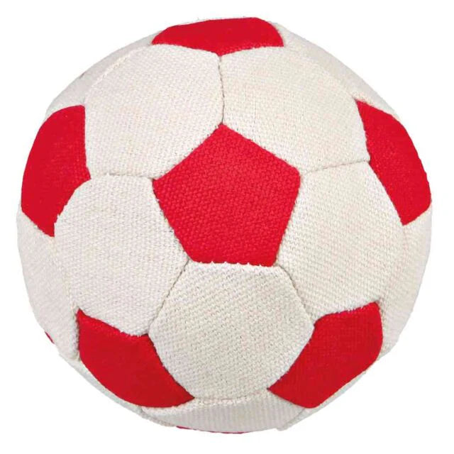 Trixie - Soft Soccer soundless canvas Toy Balls  for Dogs