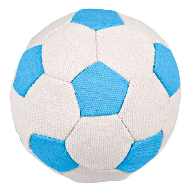 Trixie - Soft Soccer soundless canvas Toy Balls  for Dogs