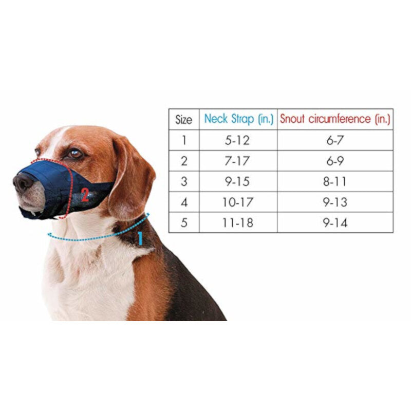 Pawise- Muzzle With Net Insert Adjustable