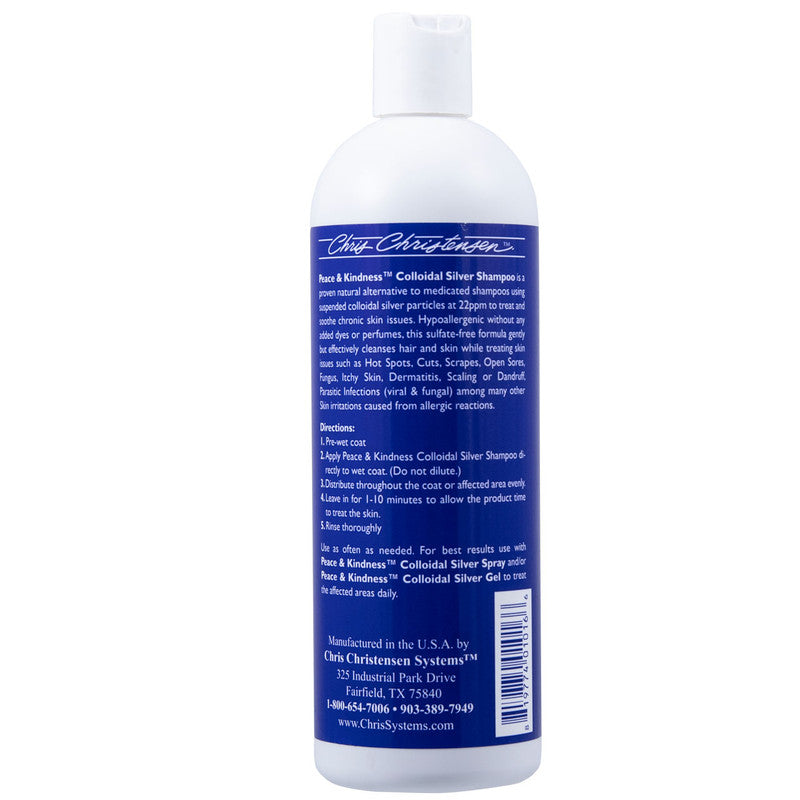 Chris Christensen - Peace & Kindness Collodial Silver Shampoo For Cat and Dogs