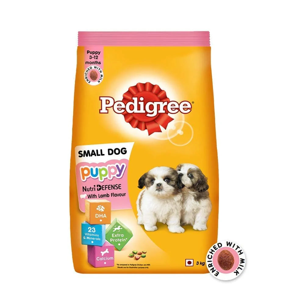 Pedigree- Lamb & Milk Small Puppy Dry Dog Food