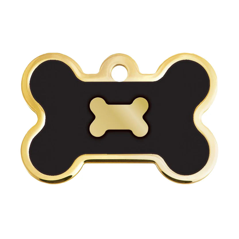 Quick Tag -Dog Name Tag Bone Large