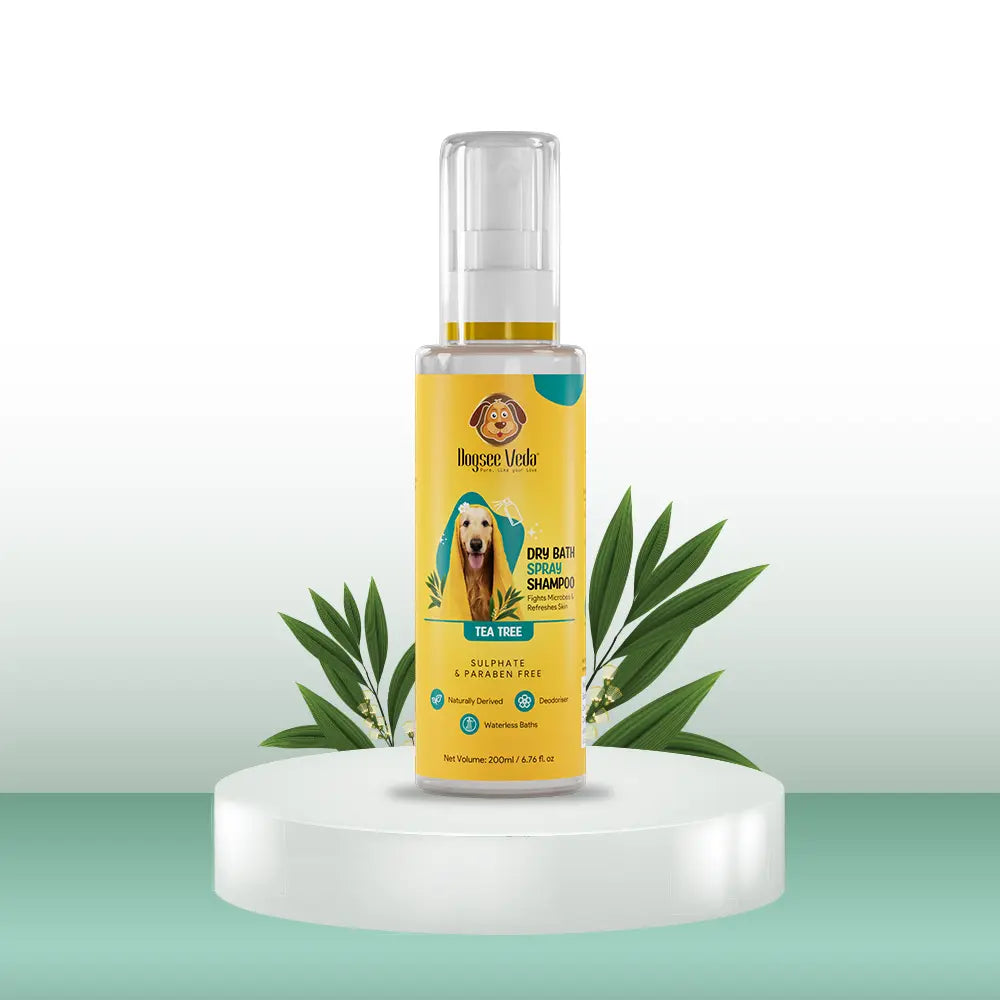 Dogsee Veda Dry Bath Spray Dogs Shampoo