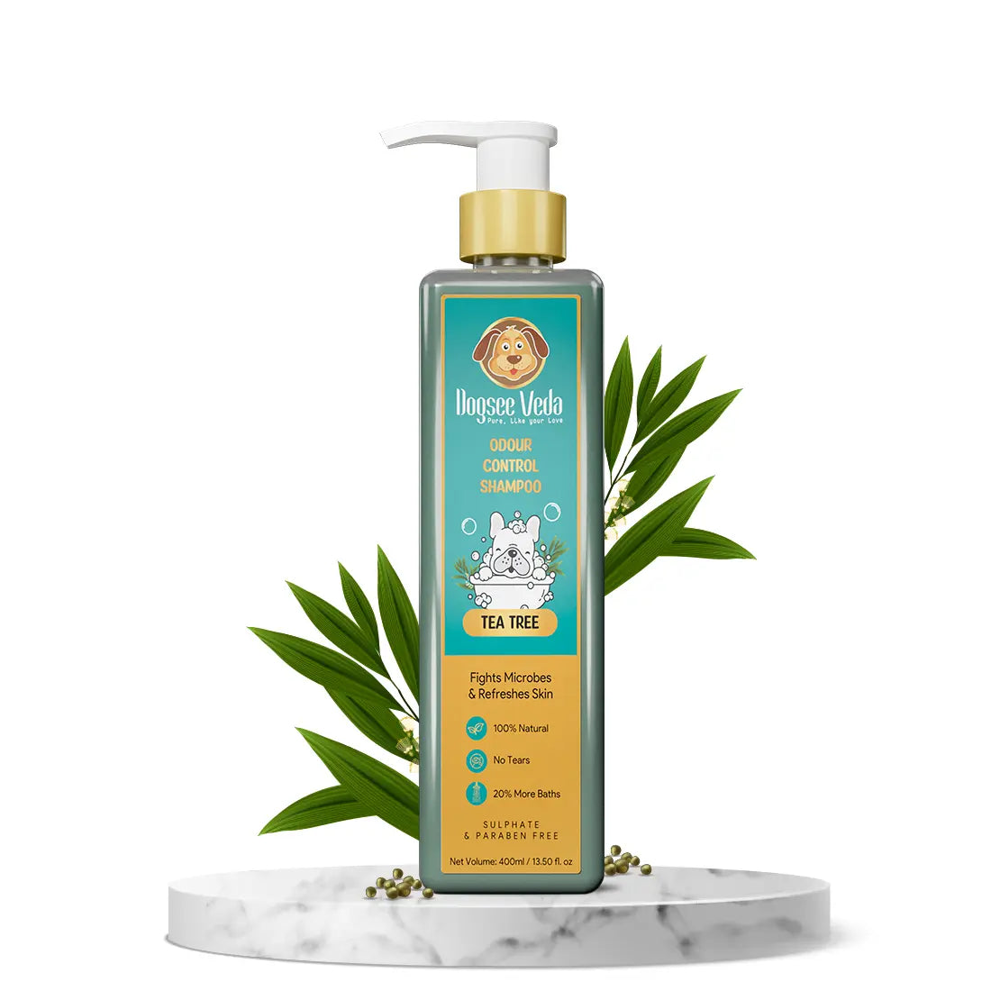 Dogsee-Veda Tea Tree Odour Control Dog Shampoo