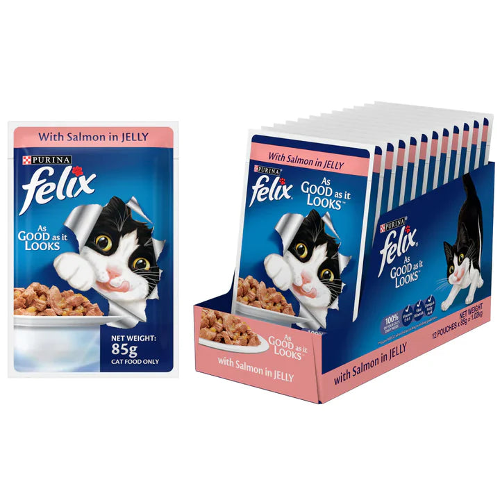 Felix Adult Salmon In Jelly Cat Wet Food