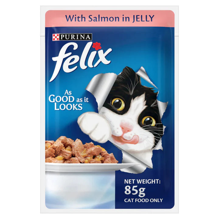 Felix Adult Salmon In Jelly Cat Wet Food