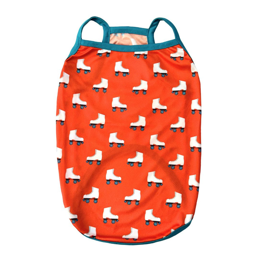 Pets Way Roller Skate Printed Vest for Dogs