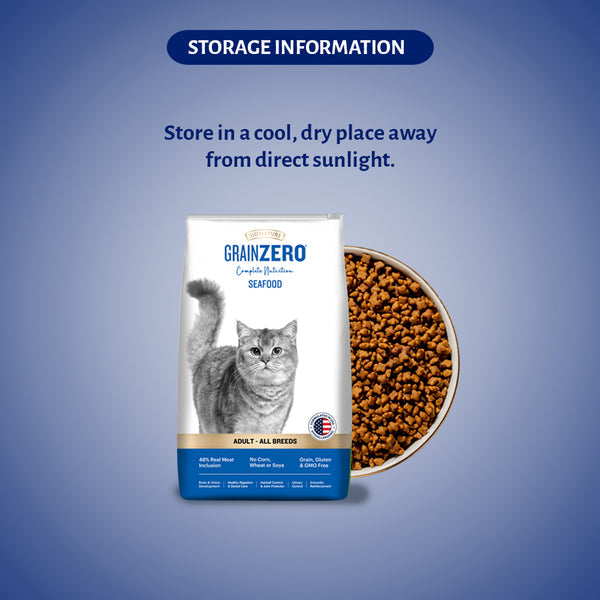 Grain Zero Seafood Adult Cat Dry Food