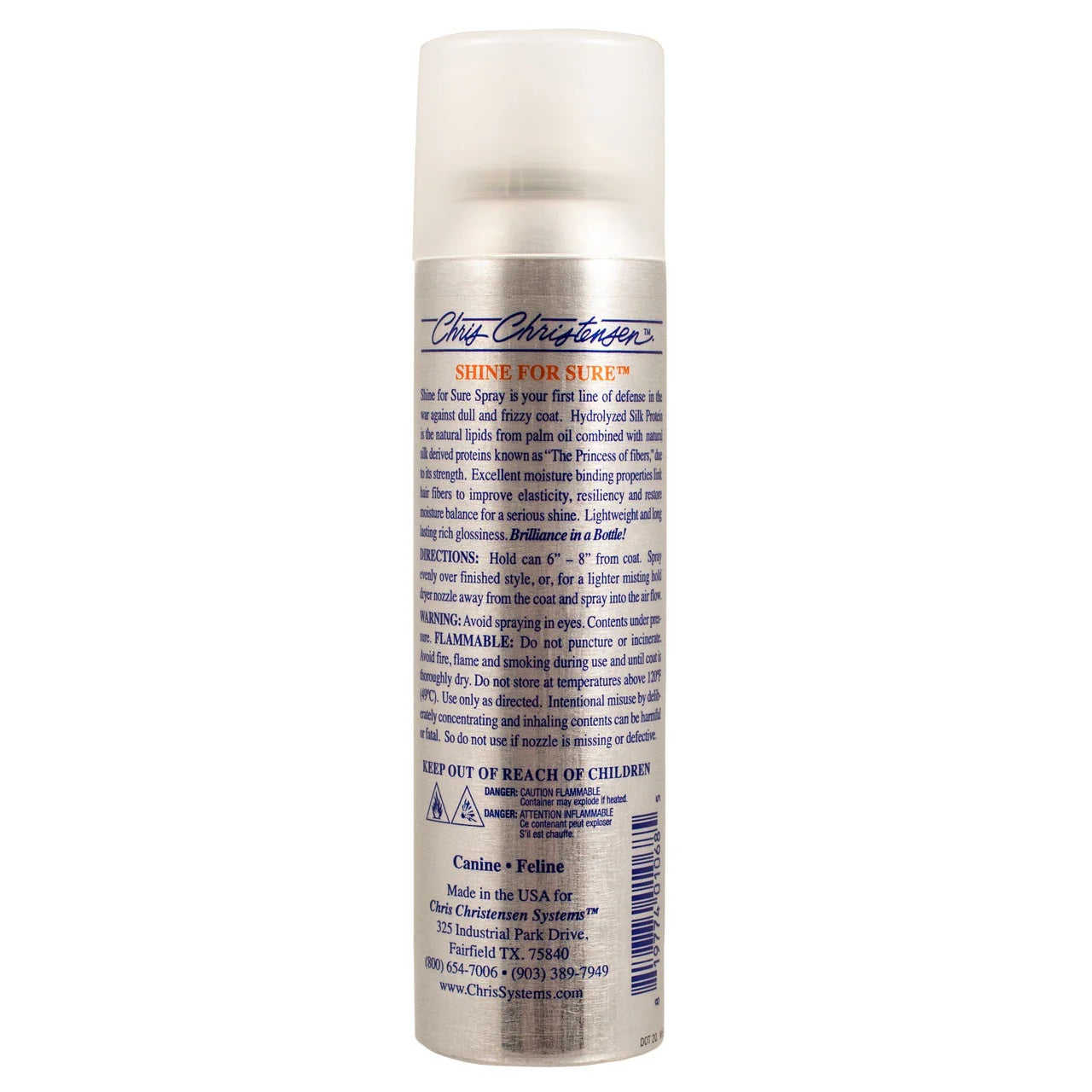 Chris Christensen Shine For Sure Aerosol Spray