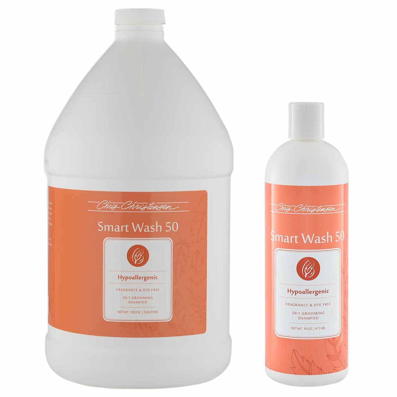 Chris Christensen Smartwash50 Hypoallergenic Shampoo for Dogs and Cats