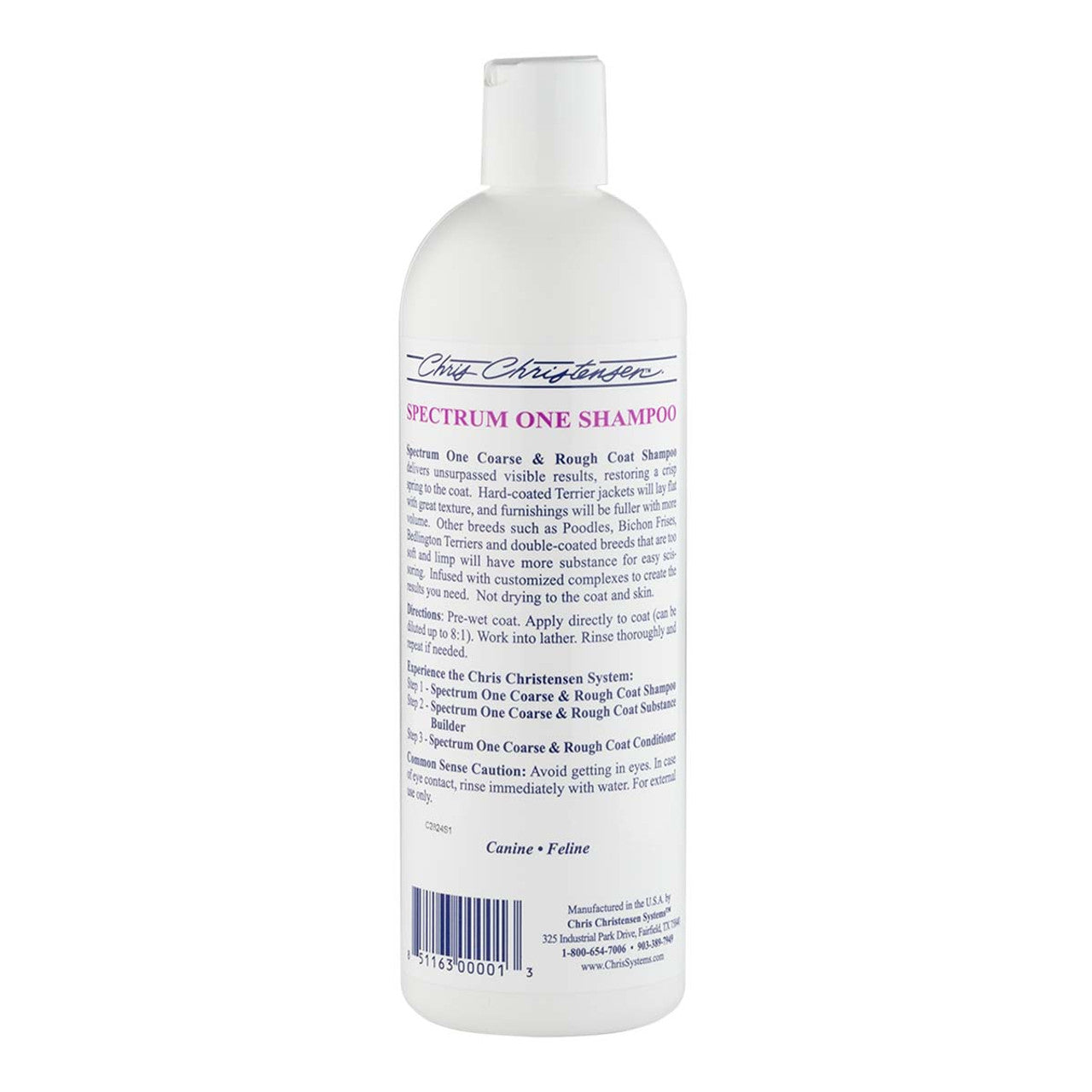 Chris Christensen-  Spectrum One Course & Rough Coat Shampoo