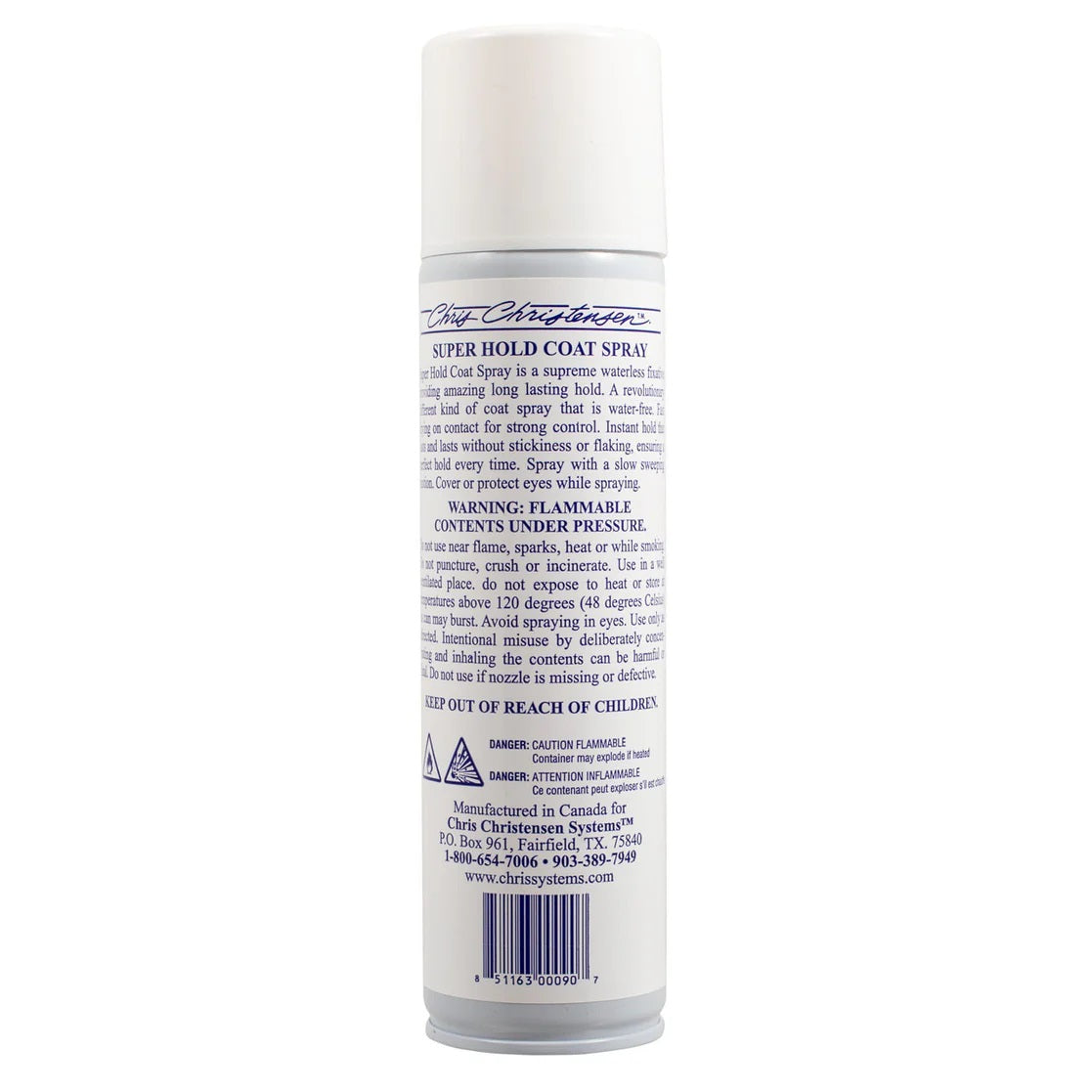 Chris Christensen Super Hold Waterless Coat Aerosol Spray
