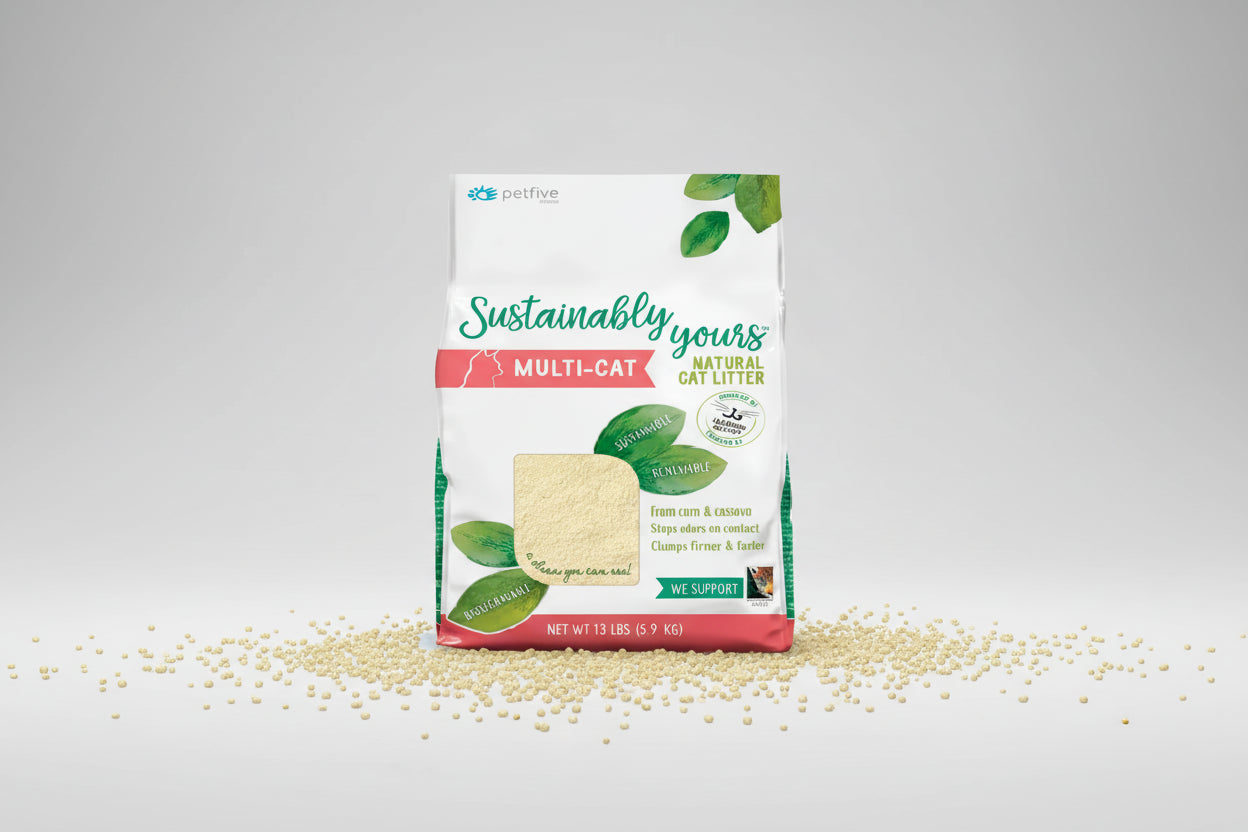 Sustainably Yours Multi Cat Litter large Grains