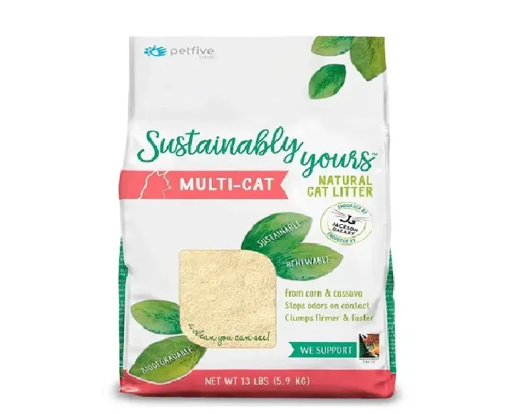 Sustainably Yours - Multi Cat Litter large Grains