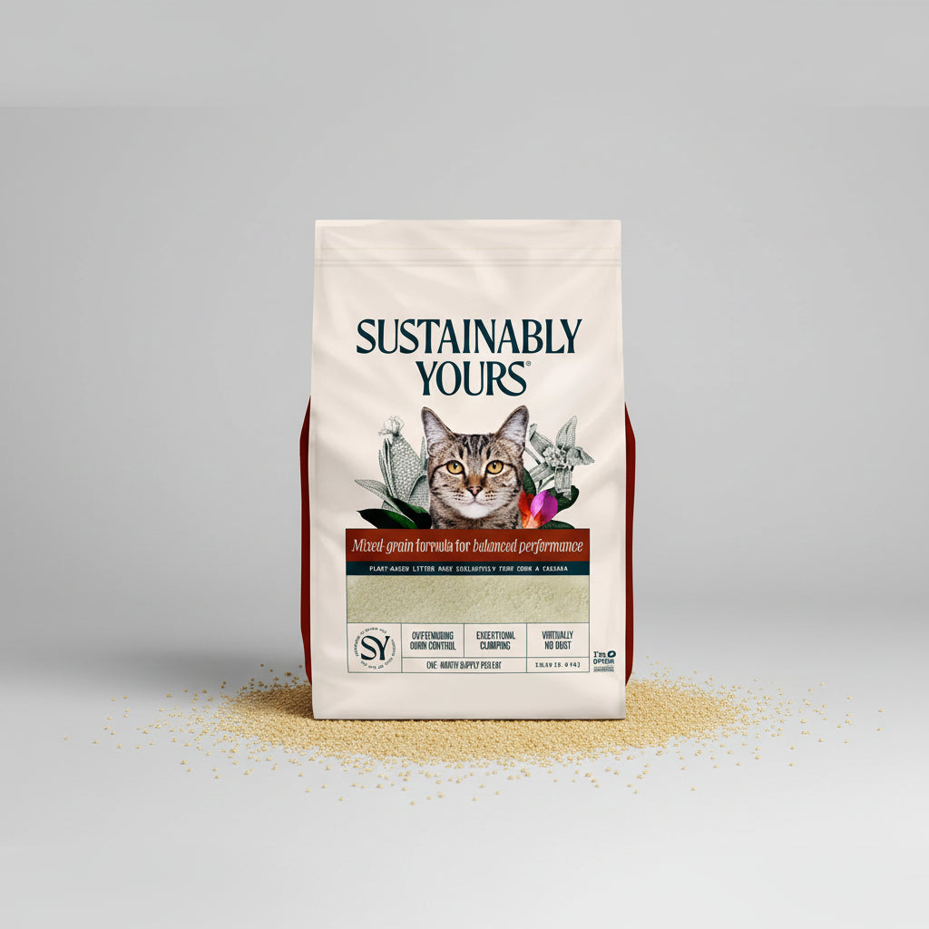 Sustainably Yours Mixed Grains Cat Litter
