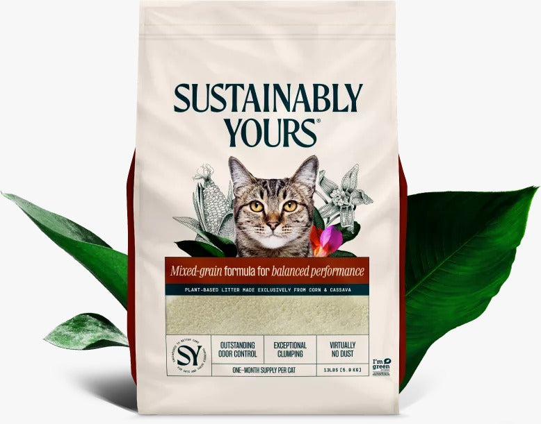 Sustainably Yours-  Mixed Grains Cat Litter