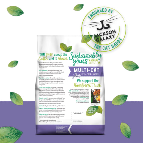 Sustainably- Yours Multi Cat Plus Unscented Cat Litter