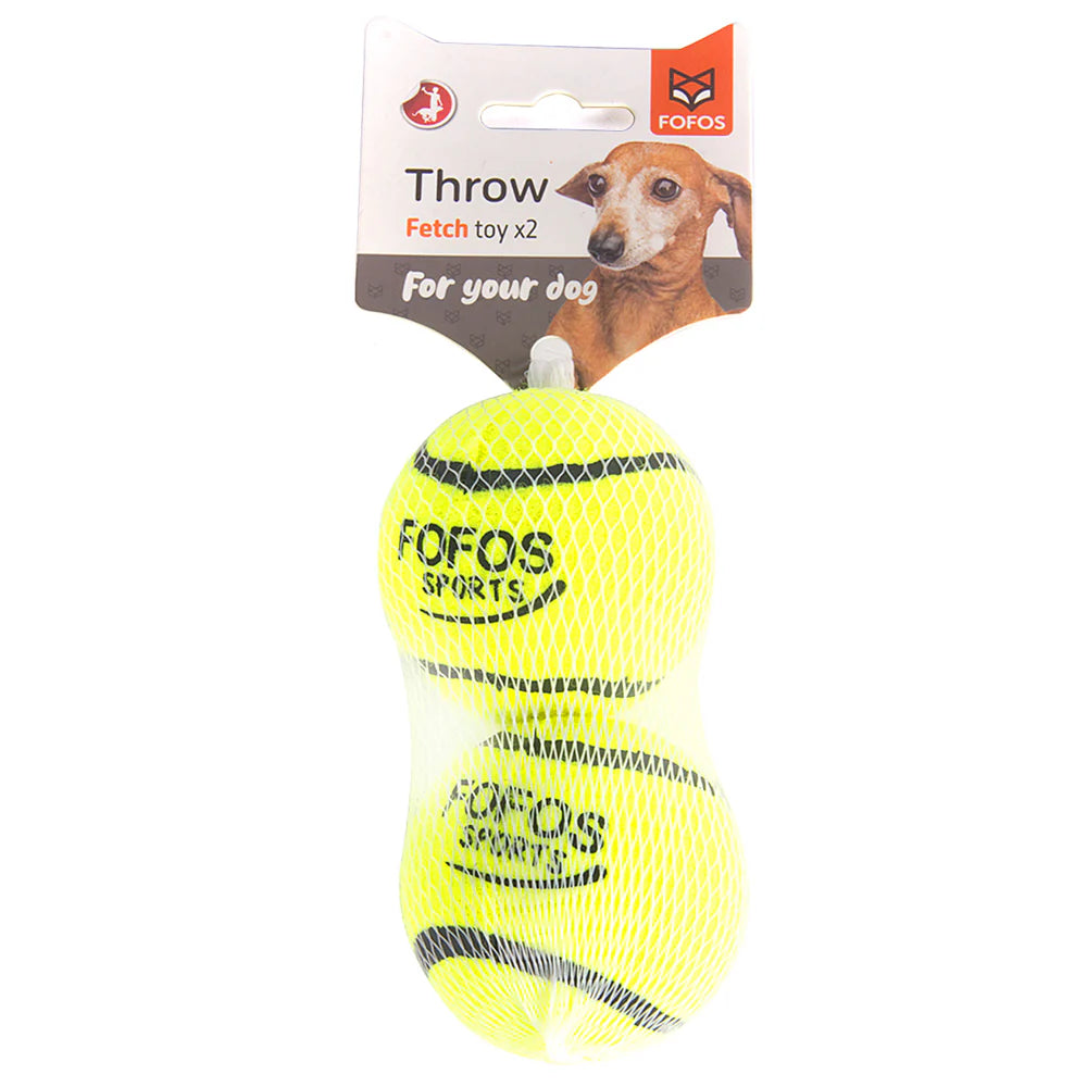 Fofos- Sports Fetch Ball Dog Toy Set