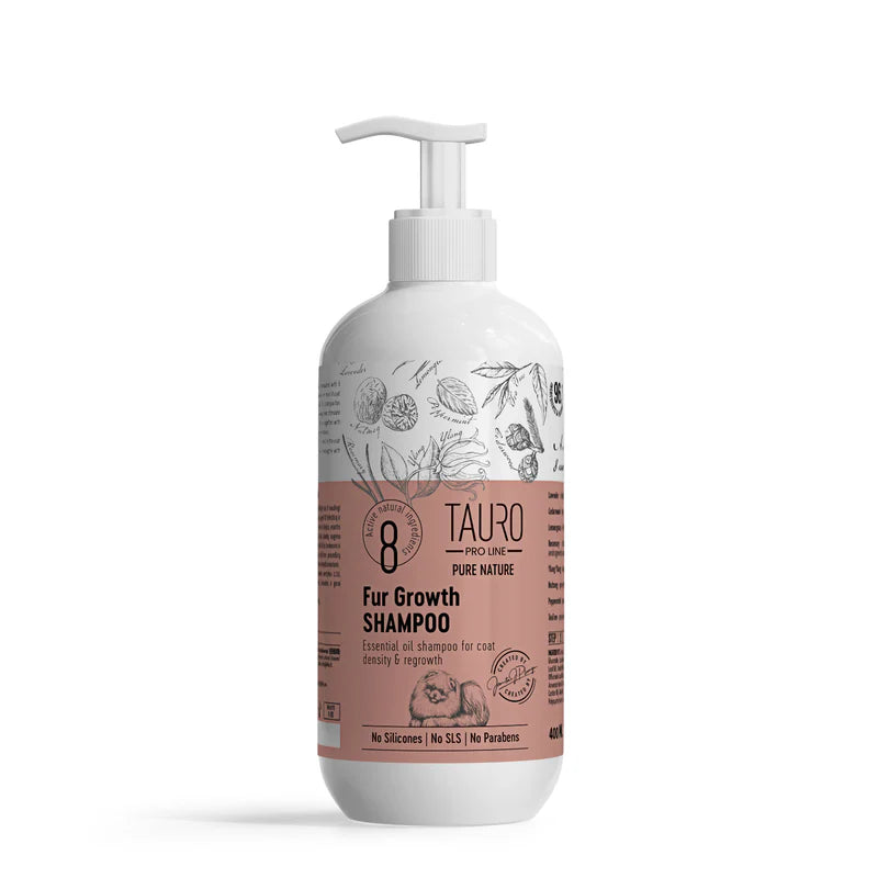 Tauro Pro Line - Pure Nature Fur Growth Coat Growth Promoting Shampoo for Dogs and Cats