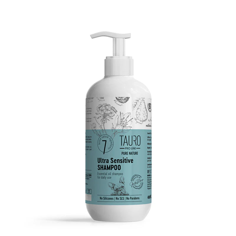 Tauro Pro Line - Pure Nature Ultra Sensitive Coat Shampoo for Dogs and Cats with Sensitive Skin